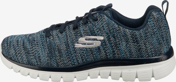 SKECHERS Platform trainers 'Graceful Twisted Fortune' in Blue