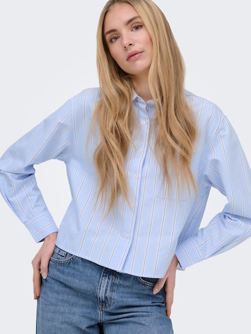 ONLY Blouse 'ONLElowen' in Blauw