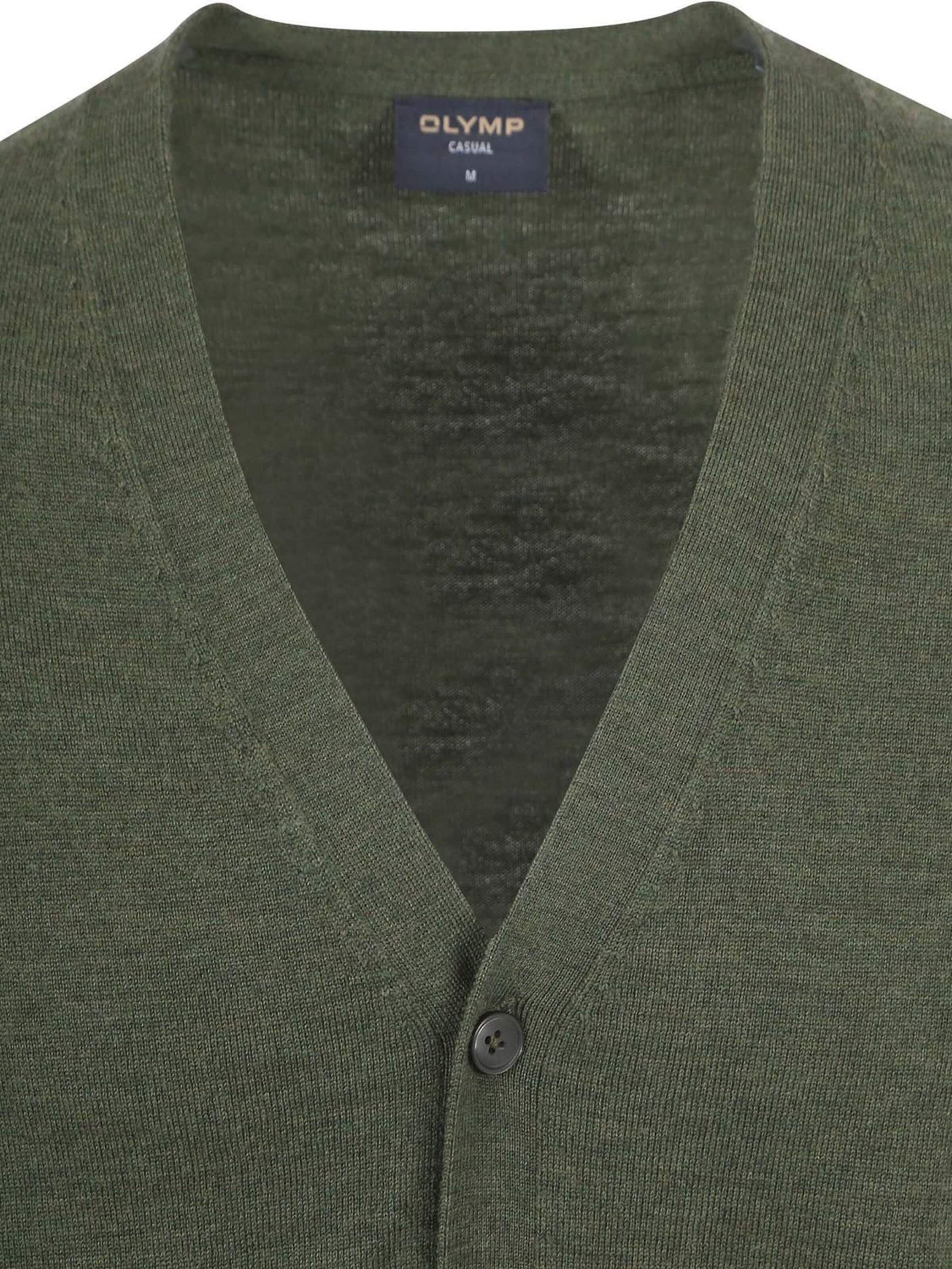OLYMP Knit Cardigan in Green