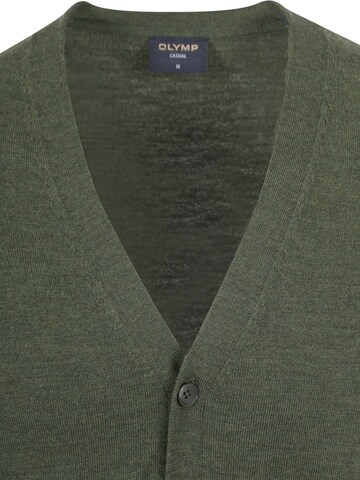 OLYMP Knit Cardigan in Green