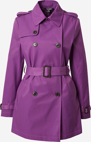 Lauren Ralph Lauren Between-Seasons Coat in Purple: front