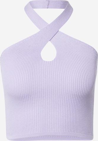 Tops en tricot Urban Classics en violet : devant