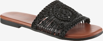 Aniston Pantolette in Schwarz: Vorderseite