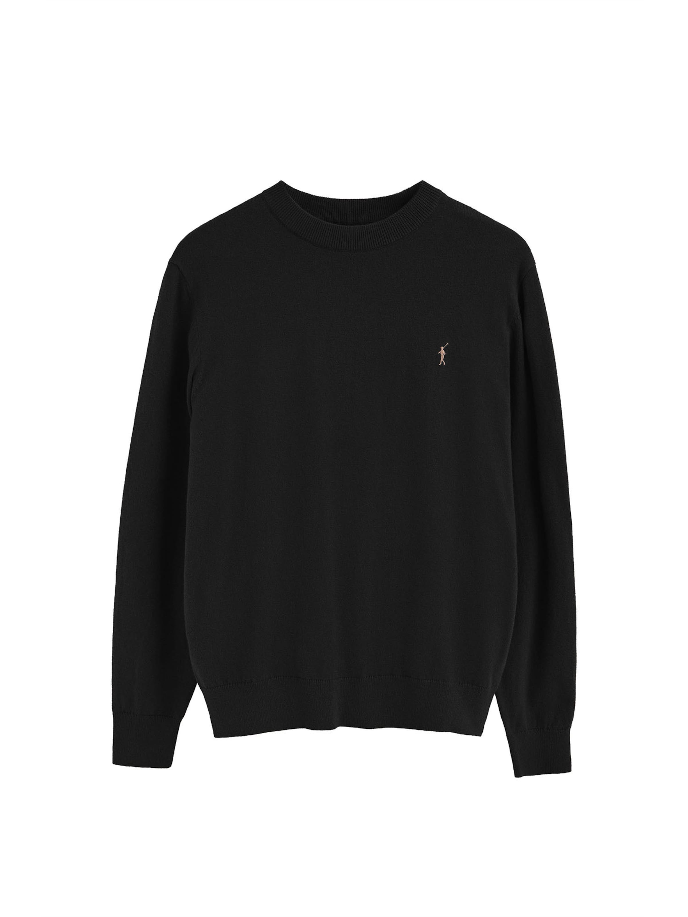 Polo Club Pullover in Schwarz: Vorderseite