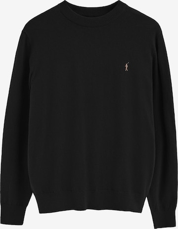 Polo Club Sweater in Black: front