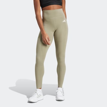 ADIDAS PERFORMANCE Skinny Sporthose 'Opt Ess' in Grün: Vorderseite