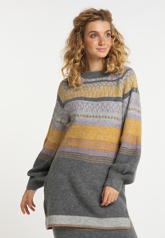 usha FESTIVAL Sweater in Grey: front