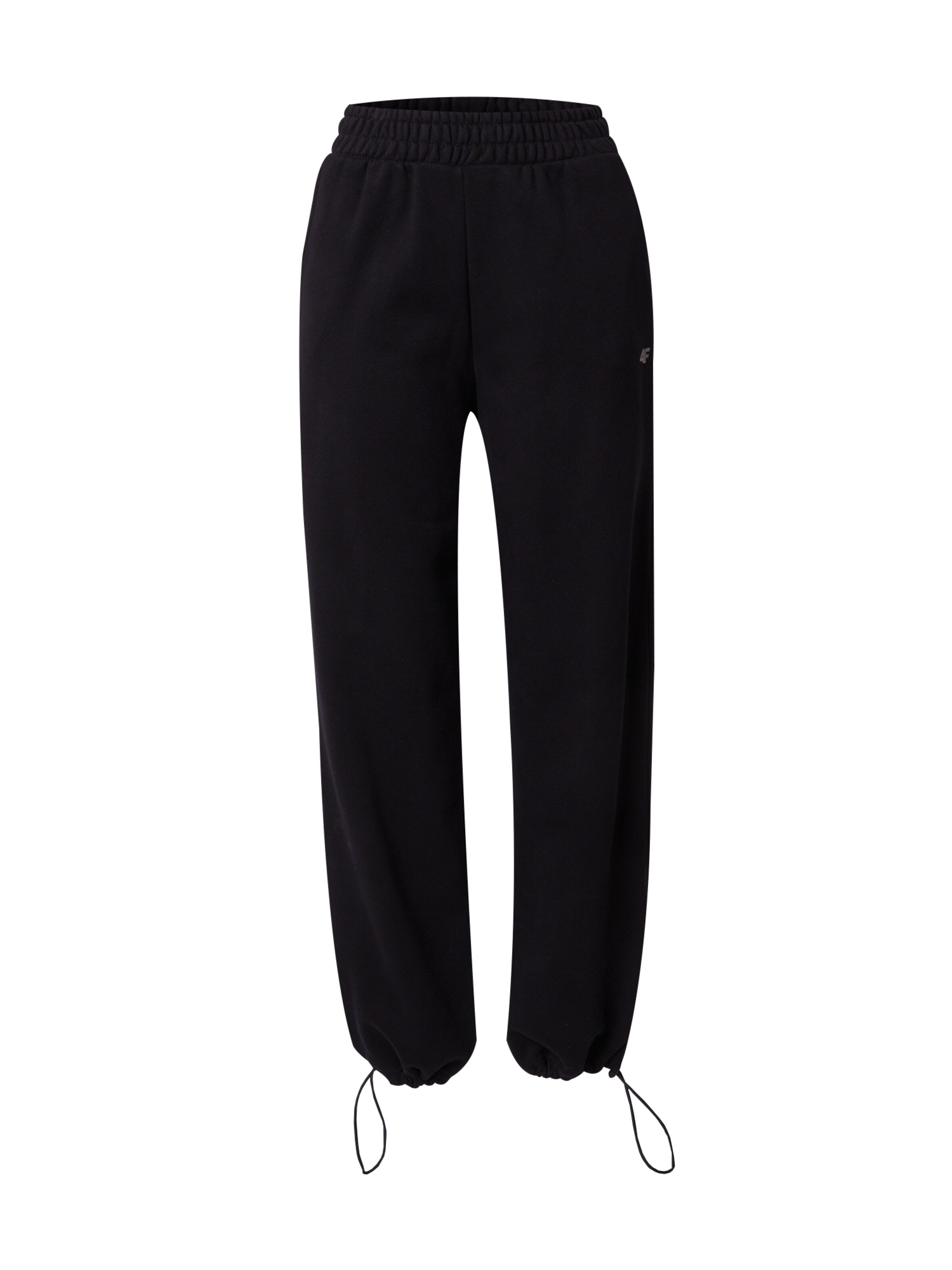 4F Loosefit Sportnadrágok - fekete: elől