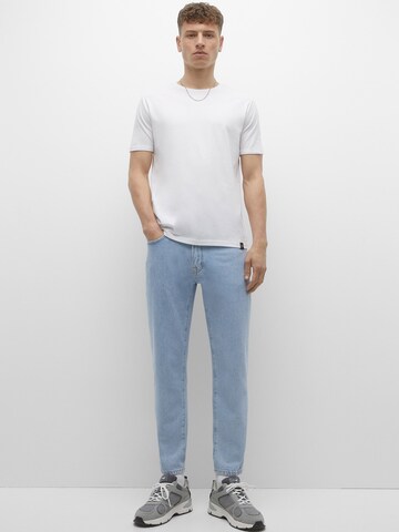 Pull&Bear Regular Jeans in Blau: Vorderseite