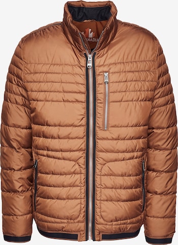 NEW CANADIAN Performance Jacket in Brown: front