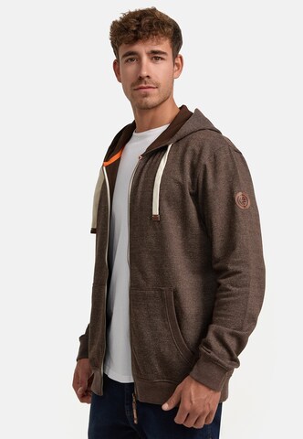 Veste de survêtement ' Baustian ' INDICODE JEANS en marron