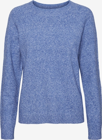 Pulover de la VERO MODA pe albastru: față