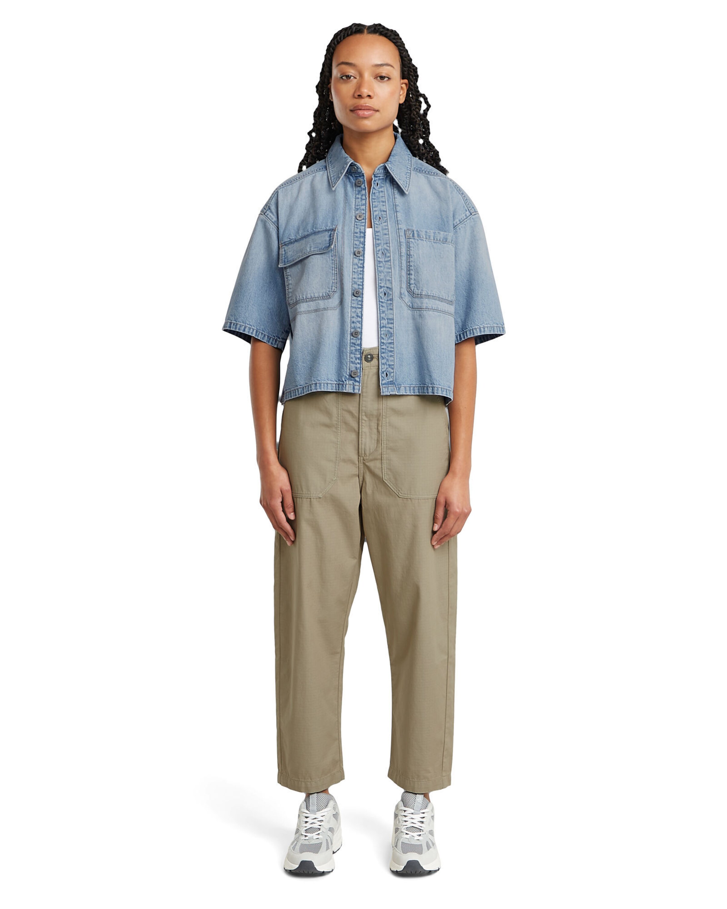 G-STAR Regular Broek in Beige