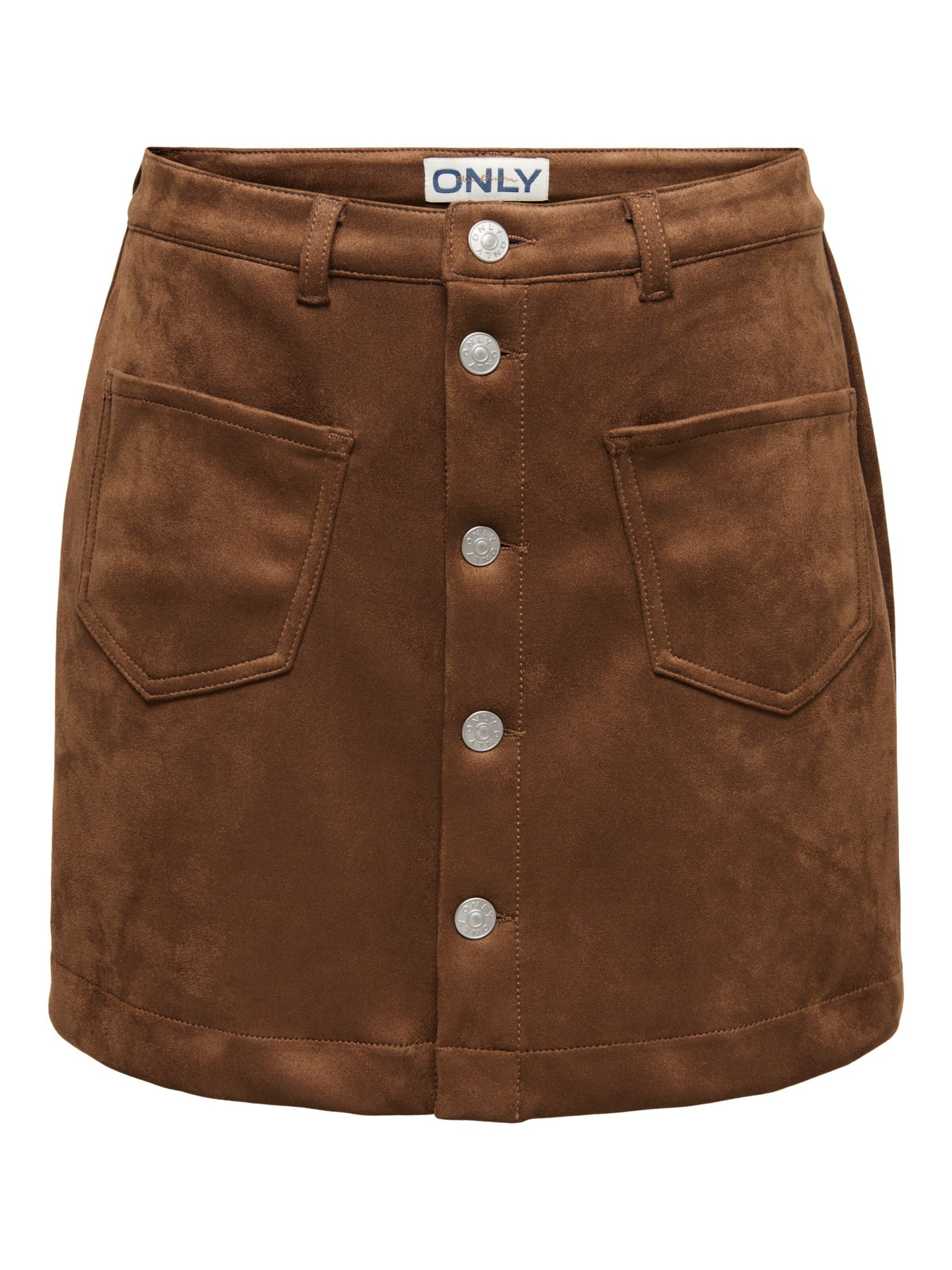 ONLY Falda 'AMAZING-STINA' en 38 en marrón, Vista del producto