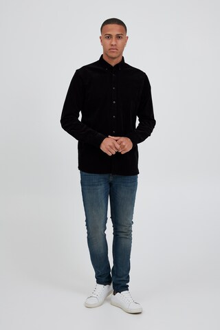 !Solid Regular fit Button Up Shirt 'JUAN' in Black