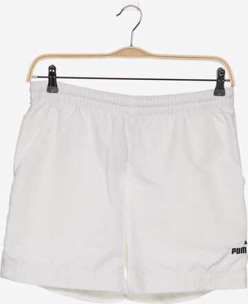 PUMA Shorts in 29-30 in White: front