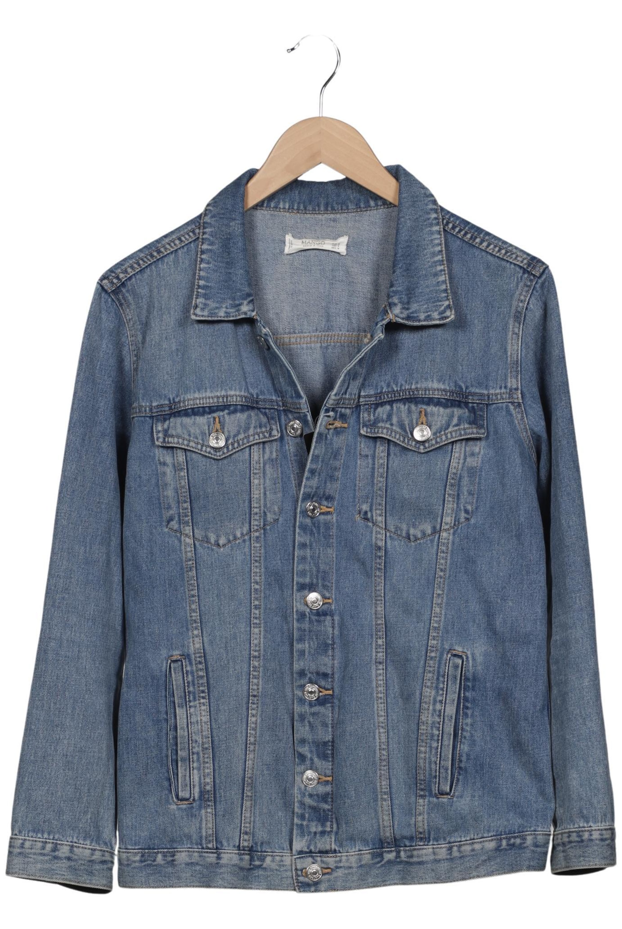 MANGO Jacket & Coat in M in Blue: front