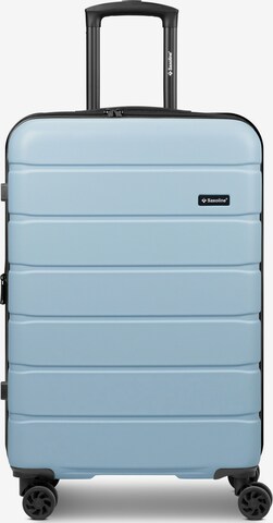 Trolley 'Miami' di Saxoline in blu: frontale