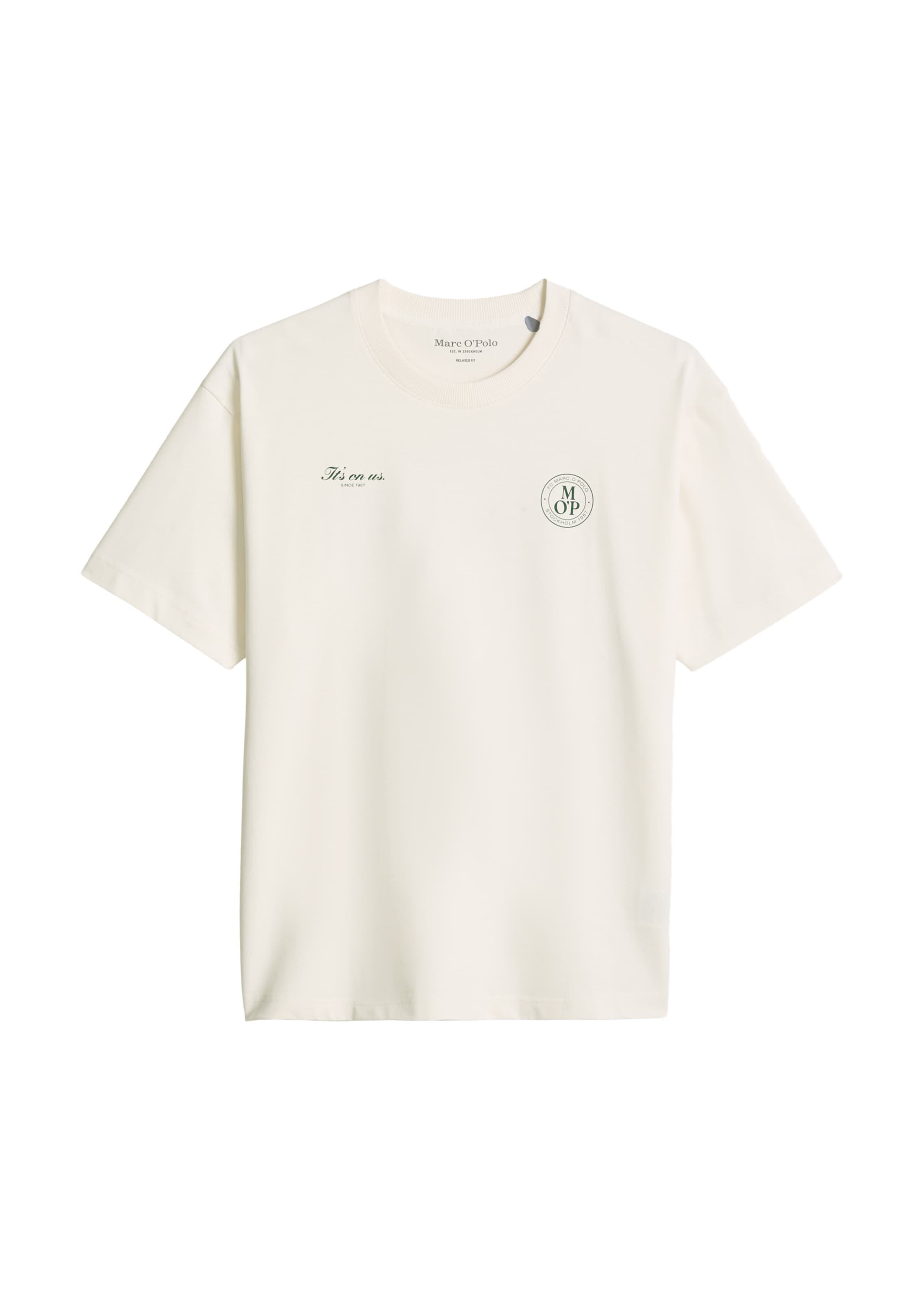 Marc O'Polo Shirt in Beige: front