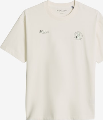 T-Shirt Marc O'Polo en beige : devant