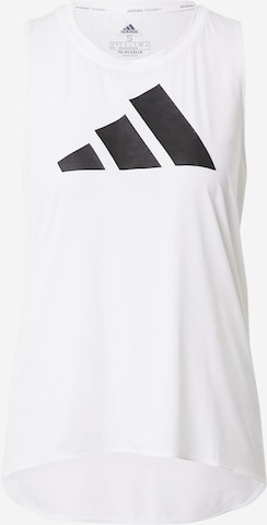 ADIDAS PERFORMANCE Sports Top in White: front