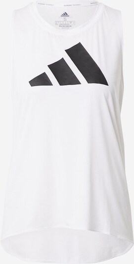 ADIDAS PERFORMANCE Sporttop in schwarz / weiß, Produktansicht