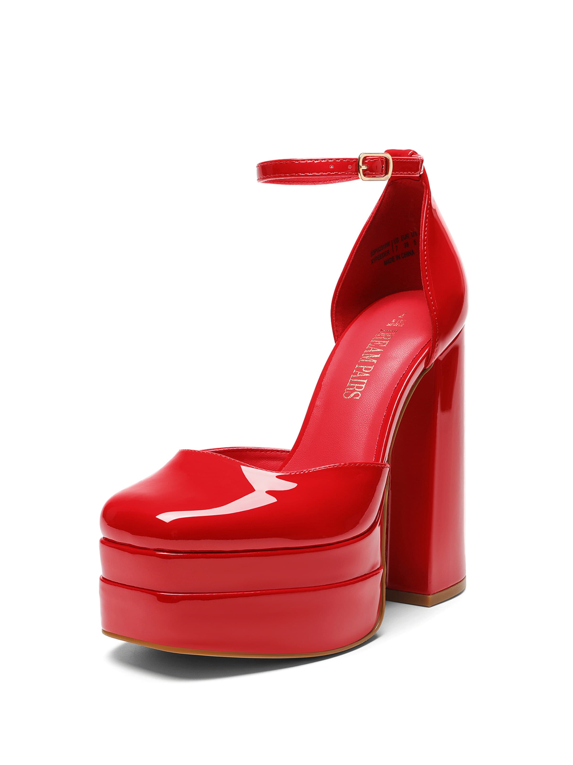 Décolleté di Dream Pairs in rosso: frontale