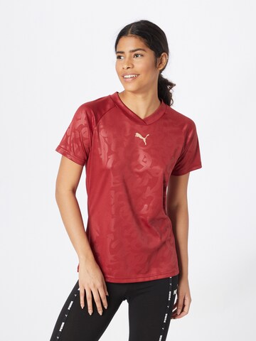 PUMA Jersey 'She Moves the Game' in Red: front