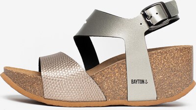 Bayton Páskové sandály 'Ibiza' - světle hnědá / zlatá / černá / stříbrná, Produkt