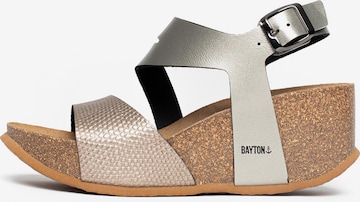 Sandalo con cinturino 'Ibiza' di Bayton in oro: frontale