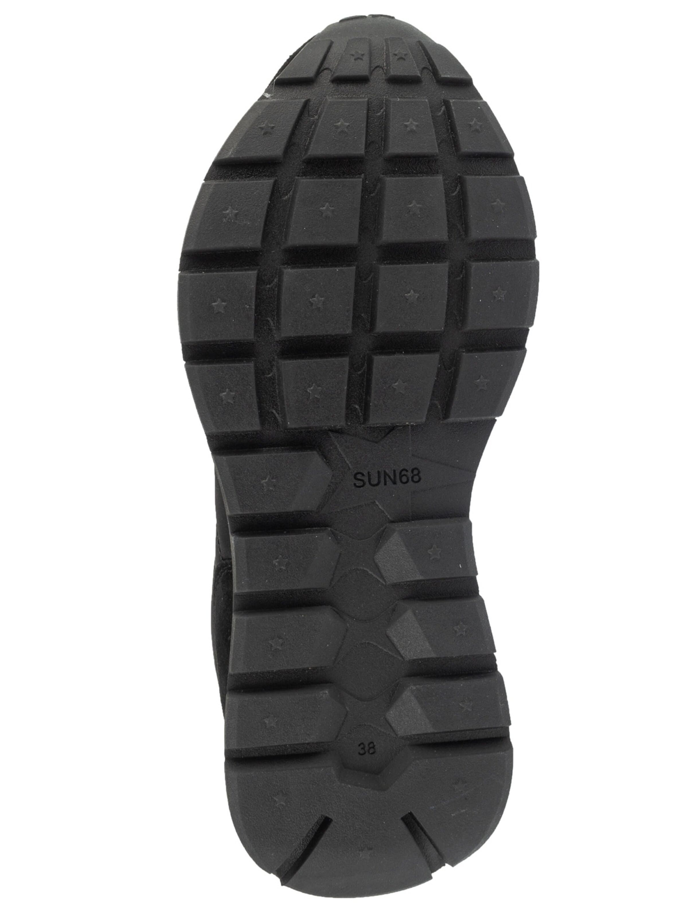 SUN68 Sneakers laag 'SUN68 Ally Gold Silver' in Zwart