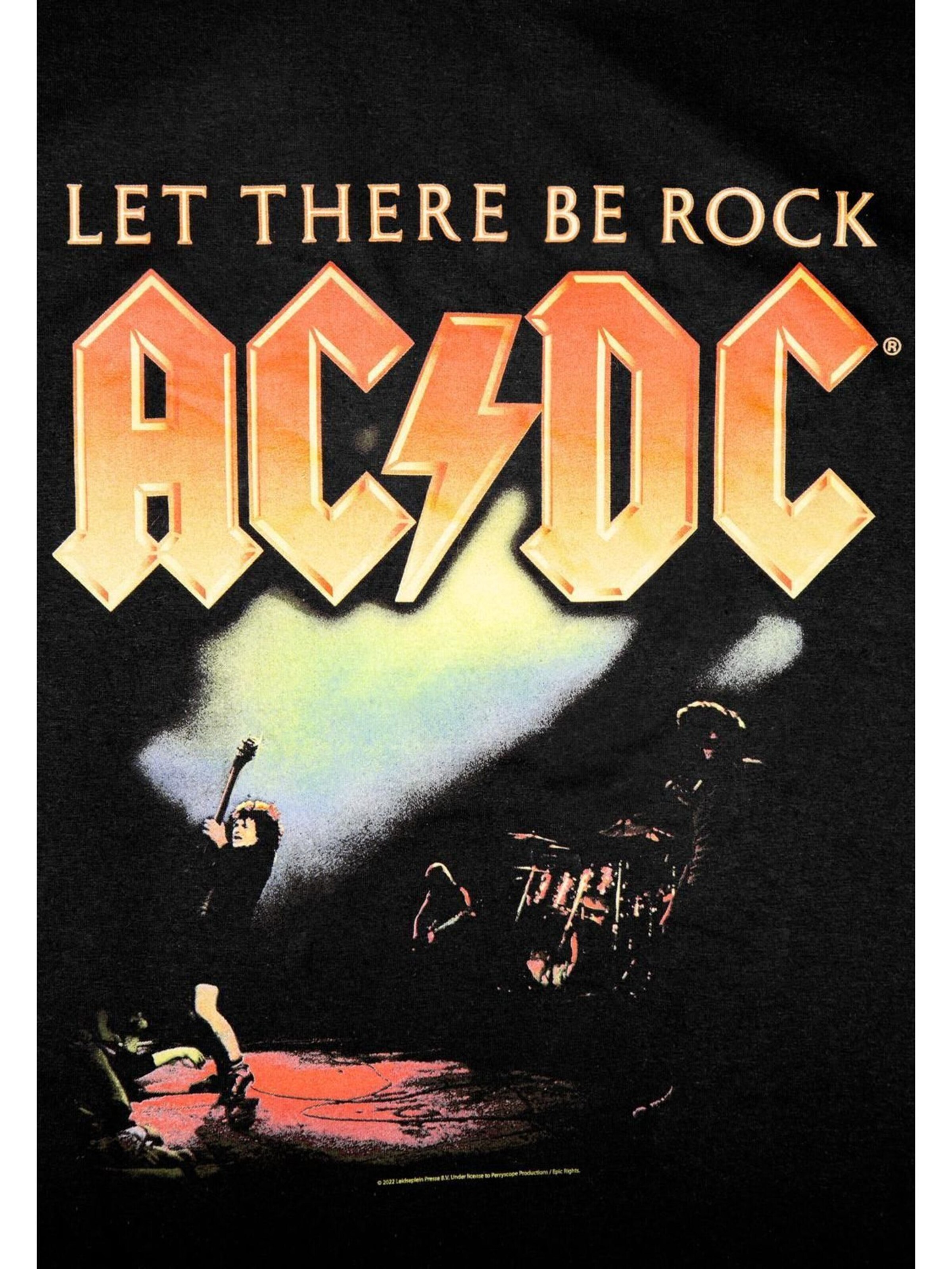 AC/DC Sweatshirt 'AC/DC AC/DC - Let there be rock  Sweatshirt Sweatshirt' in Black