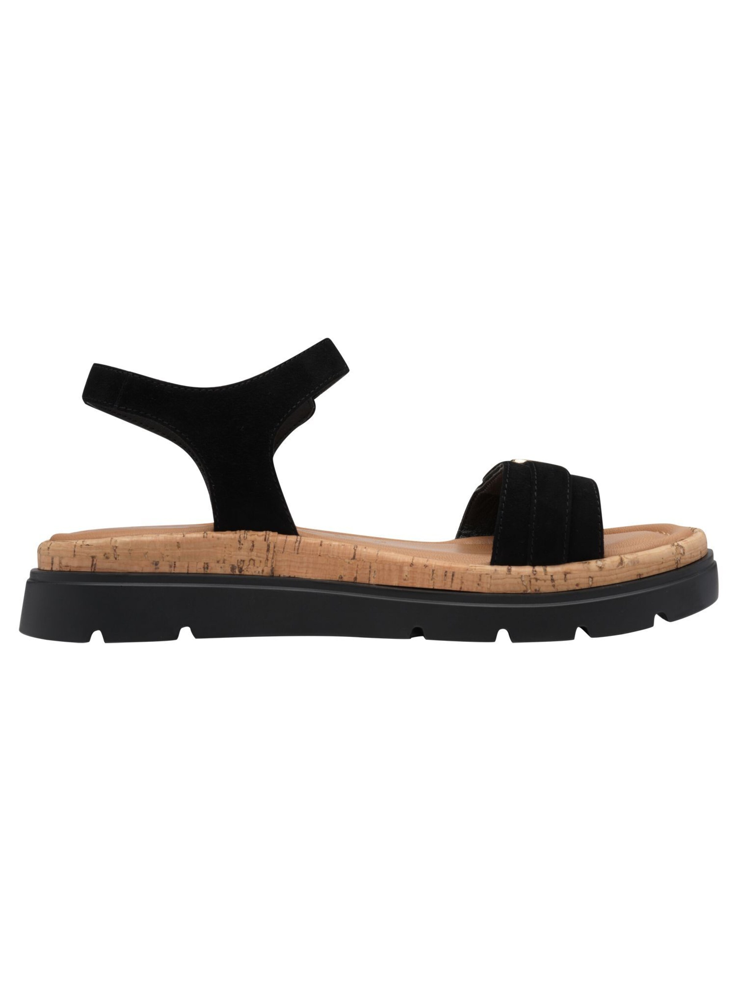 Tamaris Sandalen met riem in Zwart