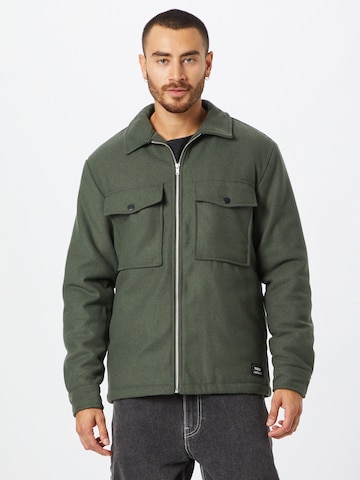 !Solid Prehodna jakna 'Dunne' | zelena barva: sprednja stran