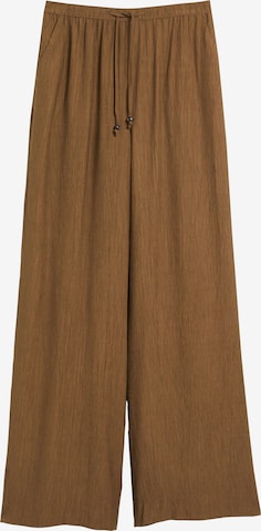 Wide Leg Pantalon s.Oliver en marron : devant