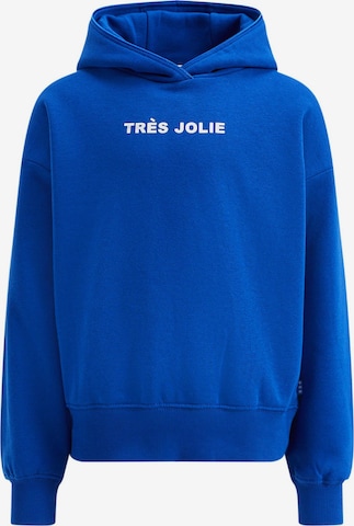 WE Fashion - Sweatshirt em azul: frente
