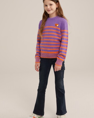 WE Fashion Pulóver - lila