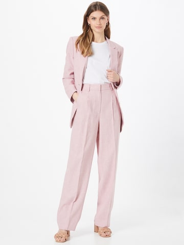 MICHAEL Michael Kors - Loosefit Pantalón plisado en rosa