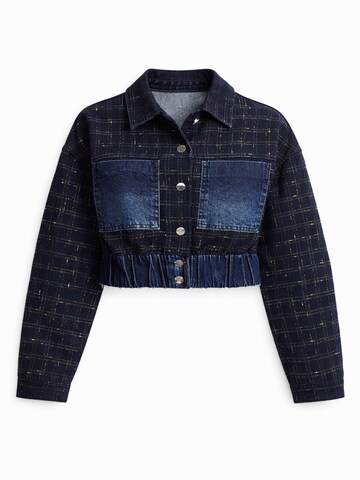 IT'S BASIC Tussenjas 'Bomber Denim Jacket' in Blauw: voorkant