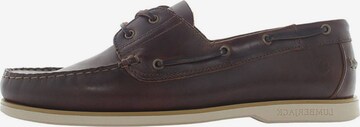 Lumberjack Moccasins in Brown: front