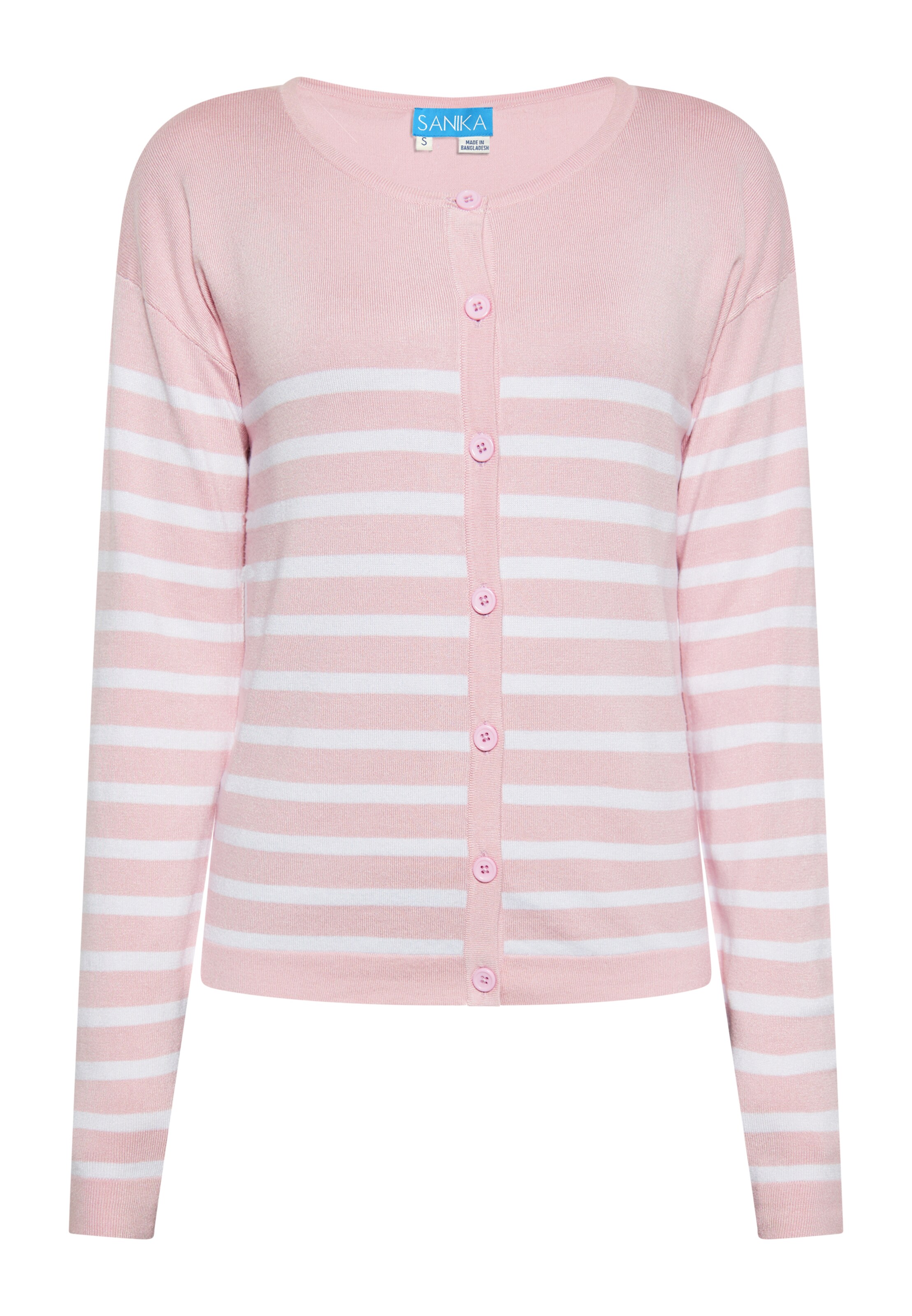 SANIKA - Casaco de malha em rosa: frente