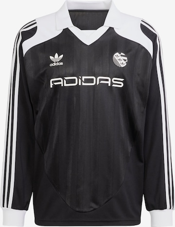 ADIDAS ORIGINALS Shirt in Black: front