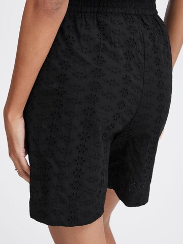 b.young Loosefit Chinohose in Schwarz