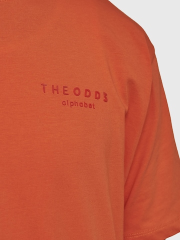 THE ODDS T-Shirt 'Regular Fit T-Shirt/ alphabet' in Orange