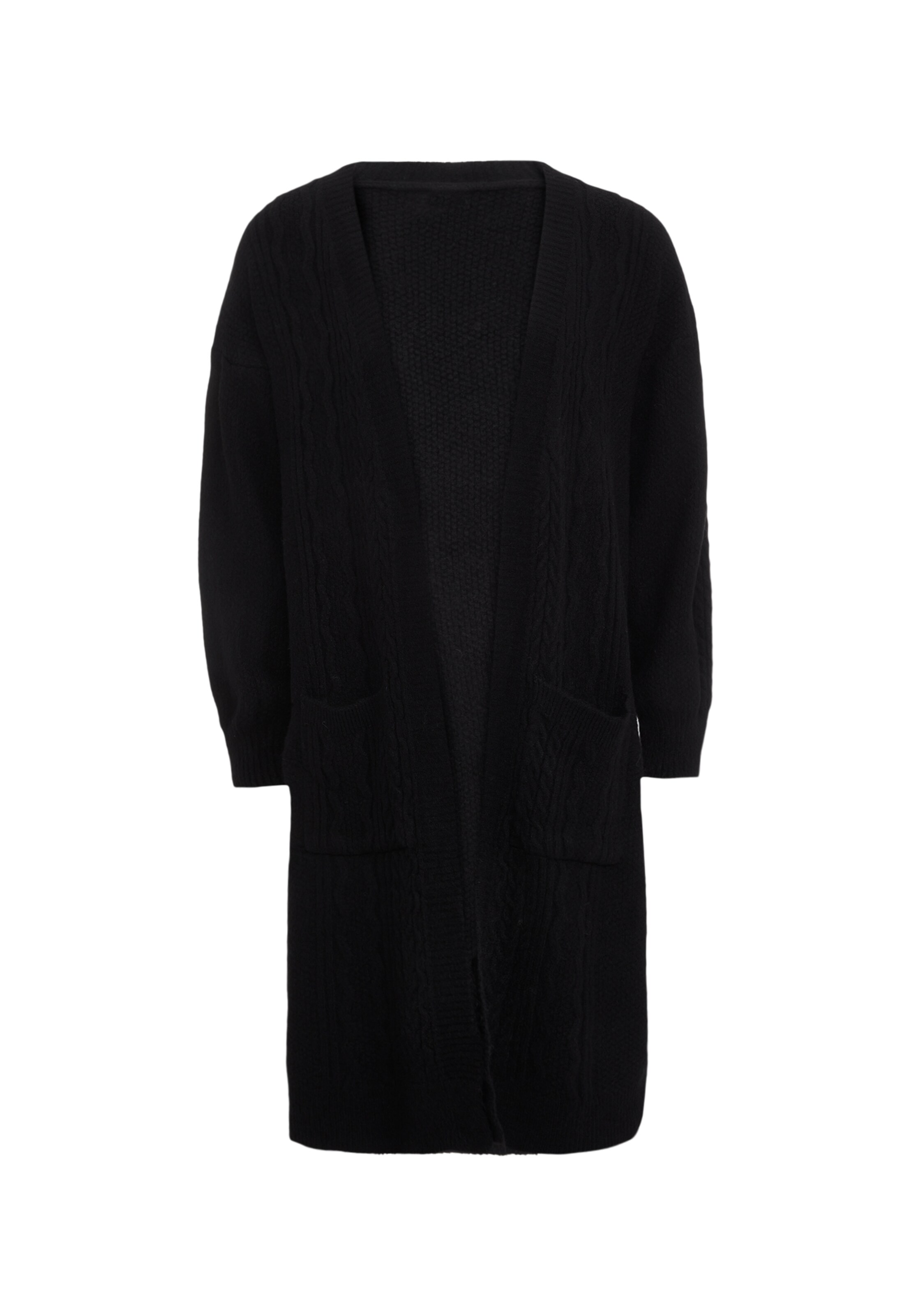 Tanuna - Casaco de malha em preto: frente