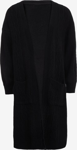 Tanuna Knit Cardigan in Black: front