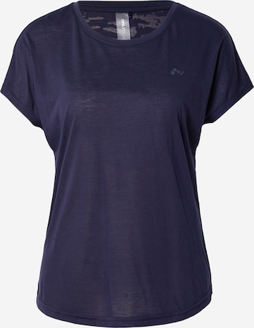ONLY PLAY - Camiseta funcional 'ONPAUB-SAGE' en azul: frente