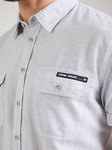 CAMP DAVID Slim fit Overhemd in Blauw