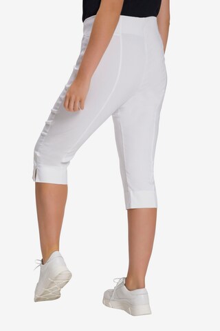 Coupe slim Pantalon Ulla Popken en blanc