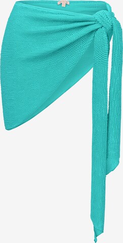 Moda Minx Sarong 'Scrunch Short Ruffle' in Blau: predná strana